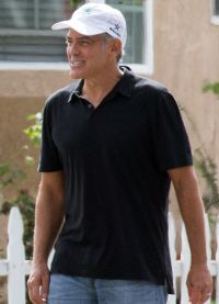 Джордж Клуни на съемках «Suburbicon»