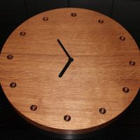 Часы настенные деревянные 5