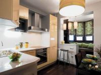 Дизайн кухни с балконом5