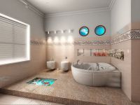 Современный дизайн ванной комнаты 1