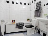 Белая ванная комната дизайн1