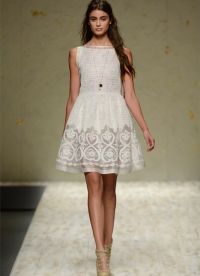 белое красивое платье 7
