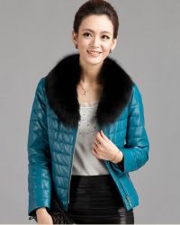 Женская зимняя куртка с мехом 5