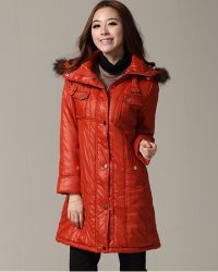 Женская зимняя куртка с мехом 6