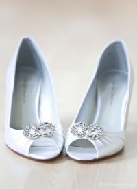 Белые туфли на свадьбу 8
