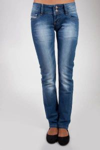 Классические прямые женские джинсы 3