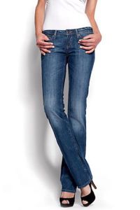 Классические прямые женские джинсы 9