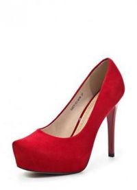 Красные туфли на высоком каблуке 2
