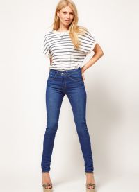 джинсы с завышенной талией 8