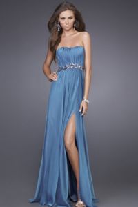 Голубое платье 1