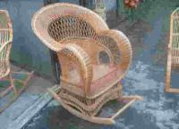 Кресло-качалка из лозы5