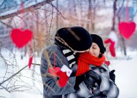 идеи для зимней фотосессии влюбленных 1