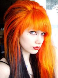 оранжевые волосы 9