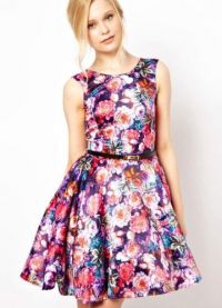 платье с цветочным принтом 2014 2