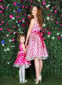 платья для мамы и дочки 2