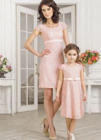 платья для мамы и дочки 9