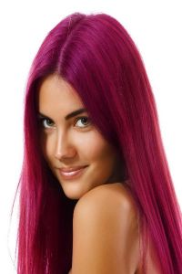 Розовые волосы 4