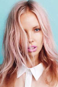 Розовые волосы 6