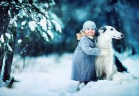 Зимняя фотосессия с ребенком 12