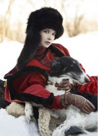 зимняя фотосессия в русском стиле 1