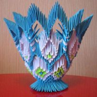 Модульное оригами - конфетница