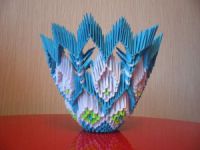 Модульное оригами - конфетница39
