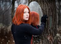 зимняя фотосессия девушек в лесу6