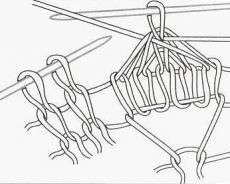 вязание узор шишечки
