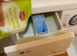 как чистить стиральную машину автомат лимонной кислотой
