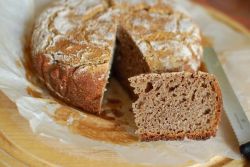 Бездрожжевой хлеб на кефире в хлебопечке