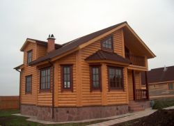 Деревянный блок хаус