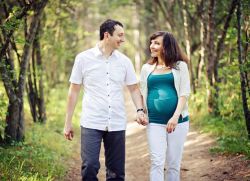 фотосессия беременных с мужем