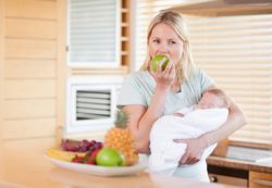 фрукты и овощи для кормящей мамы