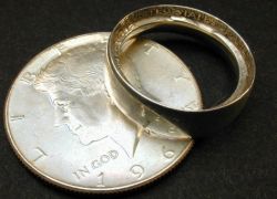как сделать кольцо из монеты