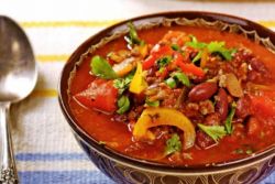 мексиканский суп с фасолью и кукурузой