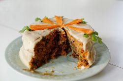 постный морковный торт