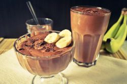 рецепт шоколадно банановый мусс