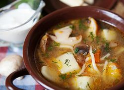суп с белыми грибами рецепт