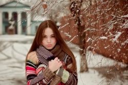 зимняя фотосессия девушек