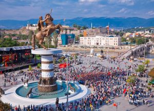 Празднование Дня независимости в Македонии