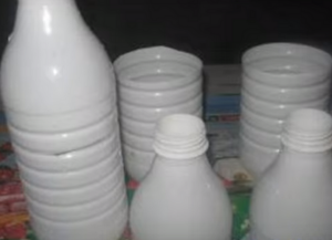 Поделки из пластиковых бутылок для дачи2