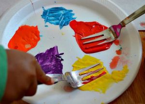 Рисуем весну с детьми поэтапно красками2