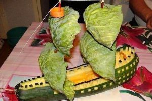 поделки из овощей для детского сада10