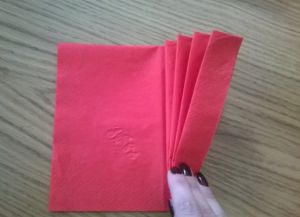Как сложить бумажные салфетки для сервировки стола 2