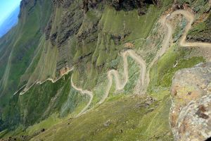 Горный перевал в Лесото