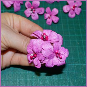 Цветы для скрапбукинга своими руками 27 (Copy)