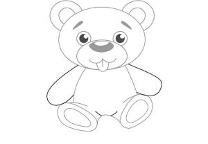 как нарисовать медведя 5