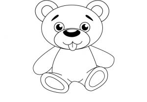 как нарисовать медведя 6