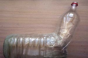 павлин из пластиковых бутылок5