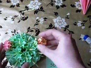 как сделать кактус из модулей 12